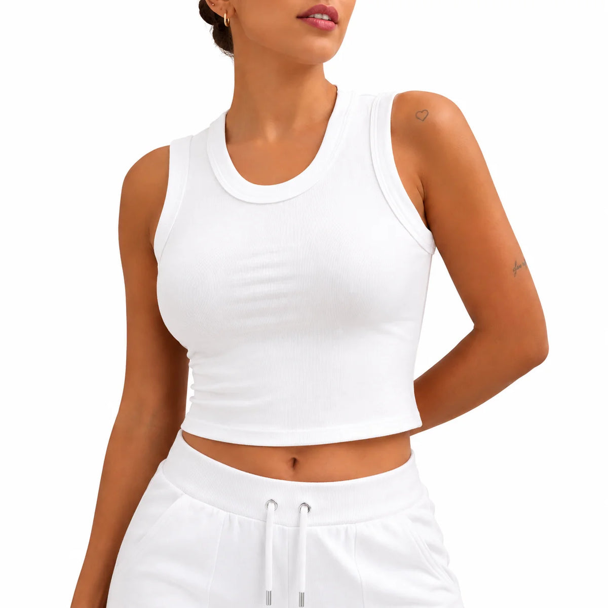 Croptop en Rib