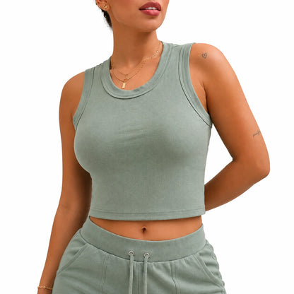 Croptop en Rib